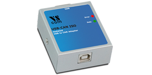 Vscom USB-CAN ISO, an isolated CAN Bus adapter for USB port